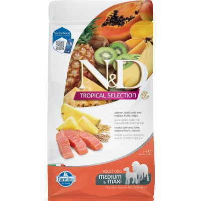 Abbildung von N&amp;D Tropical Hundefutter Lachs medium/maxi 2 kg