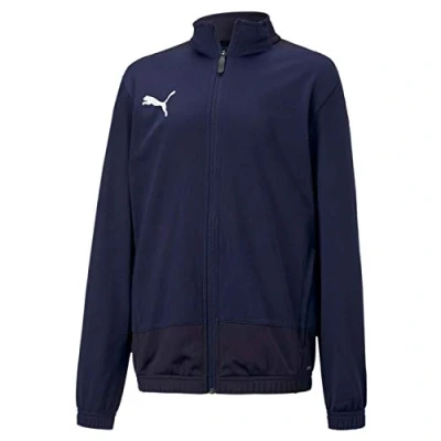 Abbildung von Puma Teamgoal JR Trainingsjacke für Kinder, Größe: 140, Blau