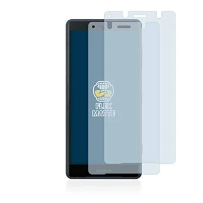 Abbildung von BROTECT Full Cover Schutzfolie Matt für Sony Xperia XZ2 Compact (2 Stück) Screen Displayschutz Folie, 3D Curved, Anti Reflex