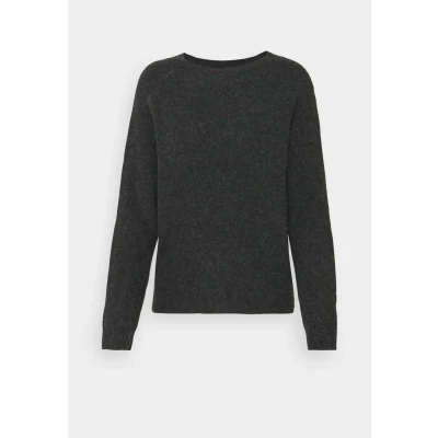 Abbildung von ONLY Onlrica LIFE Strickpullover, Damen, Größe: XS, Black melange
