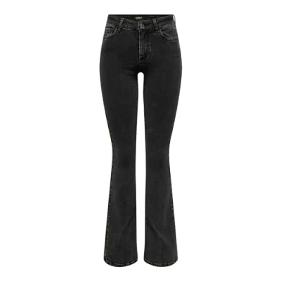 Abbildung von ONLY Onlrose Sweet Flared Jeans, Damen, Größe: Sx30, Washed black