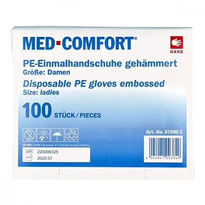 Abbildung von Handschuhe Einmal Polyethylen Damen 100 St