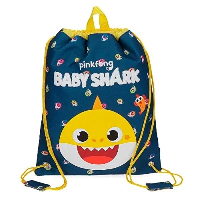 Abbildung von Baby Shark My Good Friend Lunchsack Blau 27x34 cms Polyester