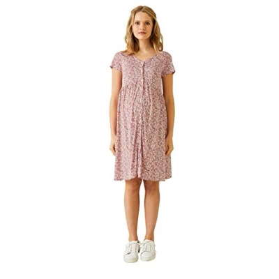 Abbildung von Vertbaudet Kleid, Schwangerschaft &amp; Stillzeit Ziegel Bedruckt 36/38