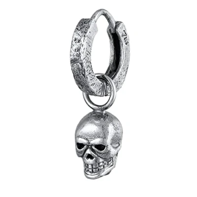 Abbildung von Kuzzoi Totenkopf Einzelner Ohrring, Größe: One Size, Silber