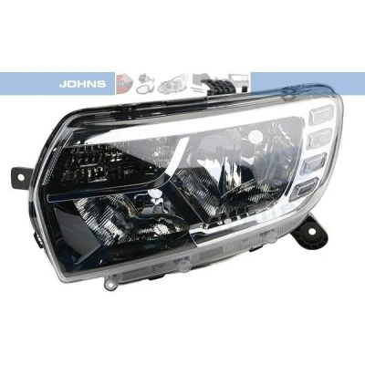 Abbildung von JOHNS 25 22 09 5 Scheinwerfer links H7/H7 mit Blinklicht, Tagfahrlicht (LED) ohne Stellmotor für LWR DACIA: SANDERO 2, LOGAN 2 kfzteile,