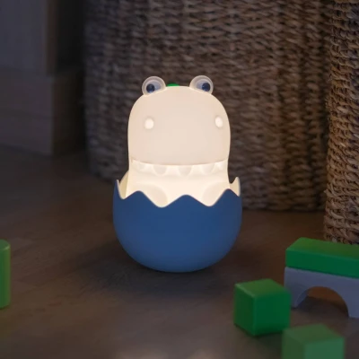 Abbildung von niermann LED Nachtlicht Diggy Dino, Farbwechsel, fest integriert, Freundliches, reduziertes Design + Angenehmes Licht (schlaffreundlich)