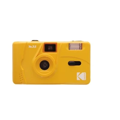 Abbildung von Kodak M35 Wiederverwendbare Filmkamera, 35 mm, ikonisch, Retro, Lomo M35, Gelb