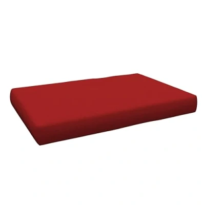 Abbildung von POKAR Palettenkissen Palettenauflagen mit abnehmbarem Bezug Palettenauflage Palettenmöbel Palettensofa, Sitzkissen 120x80, Rot