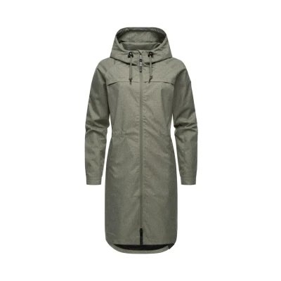 Abbildung von Ragwear Belinka Regenjacke / wasserabweisende Jacke, Damen, Größe: XS, Olive