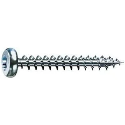 Abbildung von SPAX 0201010300163, Schraube, Metall, Zink, Holz, Flachkopfschraube, Torx, Metallisch