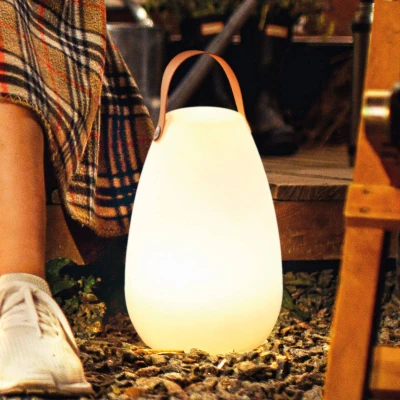 Abbildung von easy! BY FHL LED Außen Tischleuchte Ruby, Dimmfunktion, fest integriert, Warmweiß