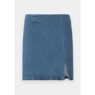 Abbildung von VERO MODA Damen VMNELLY HR Short Skirt DNM Mix NOOS Rock, Medium Blue Denim, 34