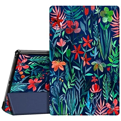 Abbildung von Fintie Hülle für 10.6&quot; Lenovo Tab M10 Plus (3. Gen) Tablet 26,9cm (2000x1200, 2K Display) 2022, Ultradünne Schutzhülle mit Auto Schlaf/Wach, Nicht 10.1&quot; Gen), Dschungelnacht