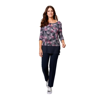 Abbildung von HERMANN LANGE Collection Blusenshirt gemustert mit Allover Print