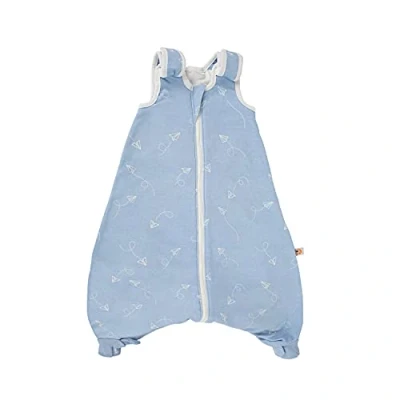 Abbildung von ERGObaby Ganzjahres Baby Schlafsack mit Füßen Gurtschlitz On The Move Paper Planes Sleep Bag (6 18 M) TOG 2.5 Small Single