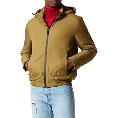 Abbildung von s.Oliver MIT Abnehmbarer Kapuze Winterjacke, Herren, Größe: XL, Khaki oliv
