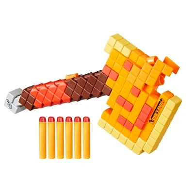 Abbildung von Nerf Minecraft Firebrand Dart Blaster Axt