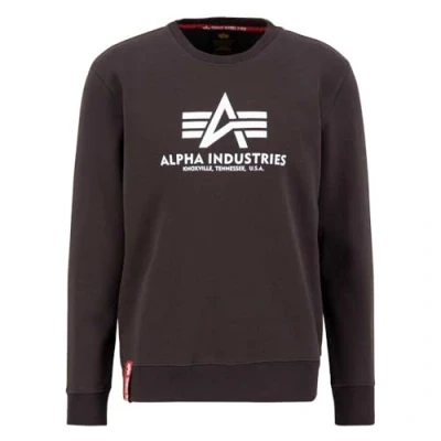 Abbildung von Alpha Industries Basic Sweater Sweatshirt für Herren Hunter Brown