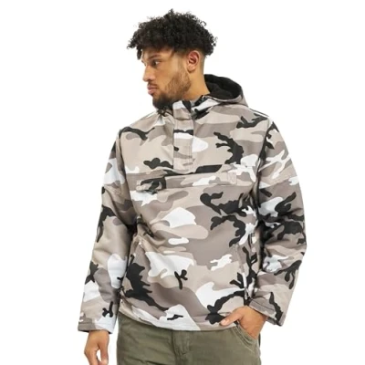 Abbildung von Brandit Windbreaker, Herren, Größe: 4XL, Snowcamo