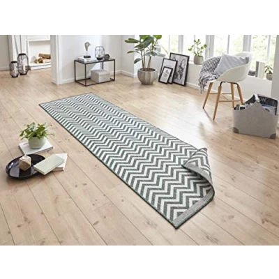 Abbildung von Läufer Palma, NORTHRUGS, rechteckig, Höhe: 5 mm, In &amp; Outdoor, Wetterfest, Balkon, Garten, Wohnzimmer, Wasserfest