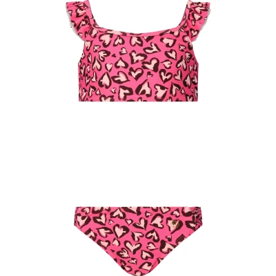Abbildung von Zigzag SET Bikini für Kinder, Größe: 104, Roze rood