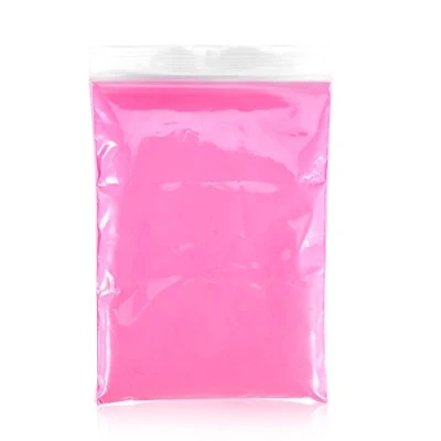 Abbildung von 4 farben Fluoreszierendes Pulver, Leuchtpulver, nachtleuchtendes pulver helle fluoreszierende farbe selbstleuchtende Farbpigmente DIY pigment nagellack beschichtung nachtleuchtende pulver(Pink)