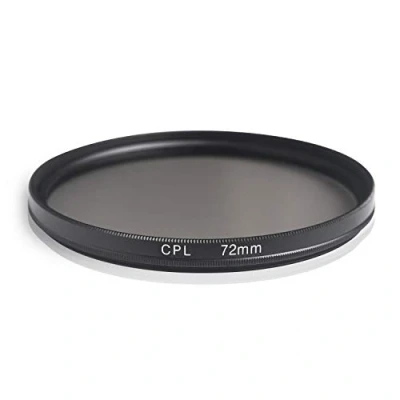 Abbildung von Ares Foto® CPL Zirkular Polfilter Polarisationsfilter, optisches Glas &amp; Aluminium. Für Canon Sony Nikon Fujifilm Pentax Tamron Sigma Leica Olympus Panasonic (72mm)