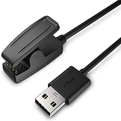 Abbildung von TECHGEAR Ersatz USB Ladekabel Datenkabel für Garmin Forerunner 235/35/ 64/230/ 630/645/ 645 Music/ 735XT/ Vivomove HR/Approach S20/ G10 Smart Watch Ladegerät Kabel Dock Blei mit Clip