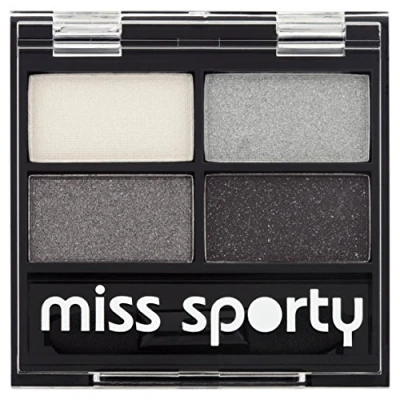 Abbildung von Palette d&#039;ombre a paupieres Miss Sporty Shadow Blanc, gris, gris foncé et argent Quattro 404 3,2 g