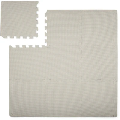 Abbildung von That&#039;s Mine Quadrat Spielteppich, Light Grey