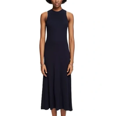 Abbildung von Esprit ÄRMELLOSES MIDI Etuikleid, Damen, Größe: XS, Navy