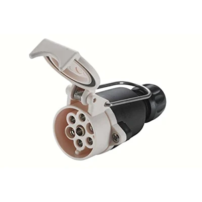 Abbildung von HELLA 8JB 006 464 001 Steckdose 12V 7 polig Stecker: Schraubkontakt schwarz/weiß