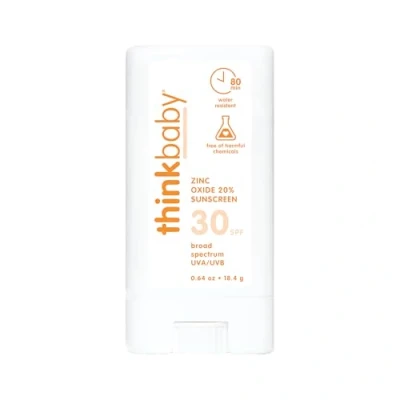 Abbildung von thinkbaby Sonnenschutzstick, weiß/orange, 0,64 Unzen