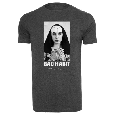 Abbildung von Mister Tee Herren Bad Habit M Charcoal