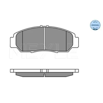 Abbildung von MEYLE 025 237 2916/W Bremsbelagsatz ORIGINAL Quality Vorderachse mit akustischer Verschleißwarnung Anti Quietsch Blech HONDA: FR V