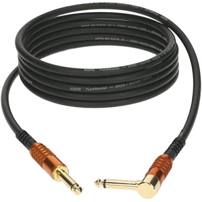 Abbildung von KLOTZ FunkMaster high end gitarren &amp; bass kabel (gerade gewinkelt) (9,0)
