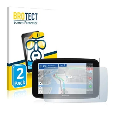 Abbildung von BROTECT (2 Stück Schutzfolie für TomTom GO Discover 6&quot; Displayschutz Folie Ultra Klar
