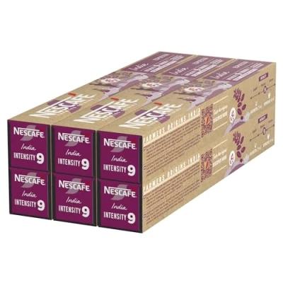 Abbildung von NESCAFÉ Farmers Origins India Espresso 6 x 10 Kaffeekapseln für Nespresso Maschinen
