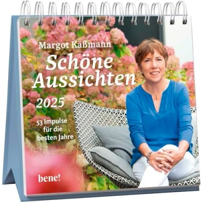 Abbildung von Wochenkalender 2025: Schöne Aussichten: 53 Impulse für die besten Jahre Tischkalender zum Aufstellen mit Texten der Bestseller Autorin und Naturaufnahmen jede Woche