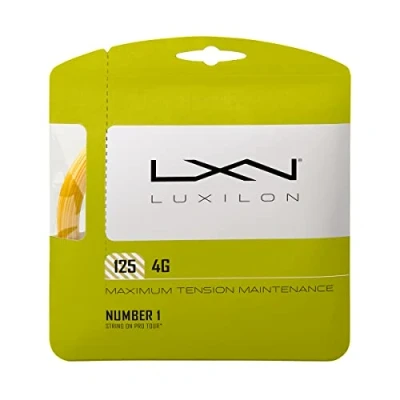 Abbildung von Wilson Luxilon Tennissaite 4G, 12,2 m, Schwarz, 1,25 mm,
