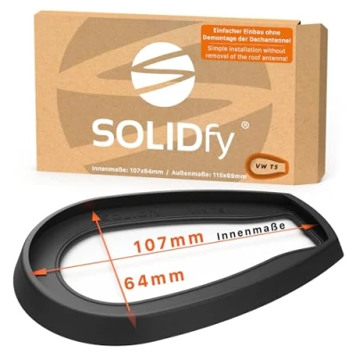 Abbildung von SOLIDfy® Dichtung Dachantenne für VW T5 Einbau ohne den Antennenfuß auszubauen
