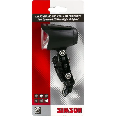 Abbildung von Simson Nabendynamoscheinwerfer &#039;Brightly&#039; 70 LUX Auto/on/off