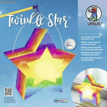 Abbildung von Ursus Ludwig Bähr Papierlaterne Twinkle Star, Ø 19 cm