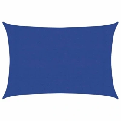 Abbildung von vidaXL Sonnensegel, UV Schutz Sonnenschutz für Terrasse Balkon Garten, Windschutz Wetterschutz Rechteckig, Sonnendach, 160g/m² Blau 3x4,5m HDPE