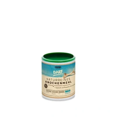 Abbildung von GRAU das Original 100 % Naturreines Knochenmehl vom Rind, natürliches Calcium für Knochenaufbau &amp; Gelenke, 1er Pack (1 x 175 g), Ergänzungsfuttermittel Hunde Katzen