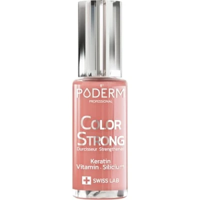 Abbildung von Nagelhärter Lack mit Biotin, Silizium und Keratin Stärkt repariert beschädigte, geschwächte, brüchige Nägel durch Gel Nagellack, Alterung Light Coral Hände &amp; Füße Swiss Made