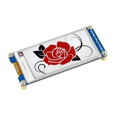 Abbildung von Coolwell Waveshare 2.66inch E Paper Ink Display Module (B) for Raspberry Pi/Jetson Nano, 296x152 Pixels, SPI Interface,Red/Black/White Three Color