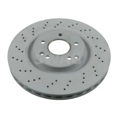 Abbildung von SWAG 10 92 6107 Bremsscheibe Vorderachse 330 28 5 112 gelocht/innenbel. beschichtet MERCEDES BENZ: C Klasse Limousine, CLK Coupe, T modell