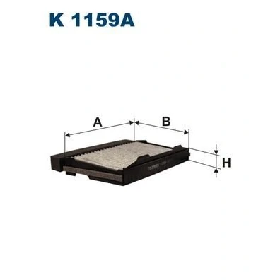 Abbildung von FILTRON K 1159A Innenraumfilter Aktivkohlefilter 325 200 44 SAAB: 9 5 Kombi, Limousine